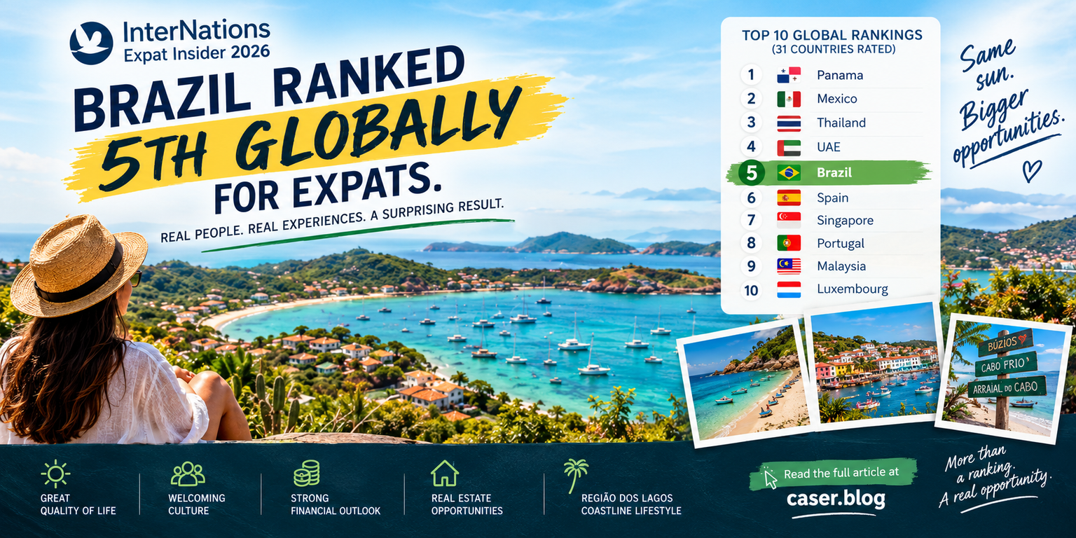 Brazil Ranked 5th Best Country for Expats in 2026